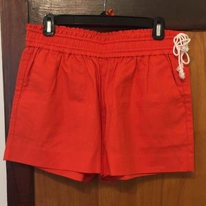 J. Crew Coral/Orange Shorts Size Small